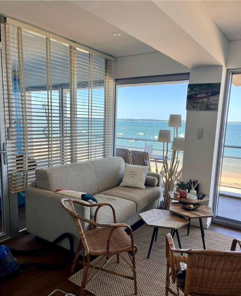 Premiere Ligne Acces Prive Et Direct A La Plage Vue Mer อาร์กาชง ภายนอก รูปภาพ