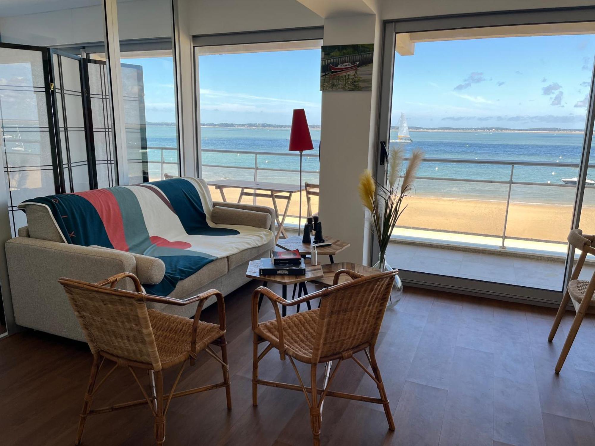 Premiere Ligne Acces Prive Et Direct A La Plage Vue Mer อาร์กาชง ภายนอก รูปภาพ